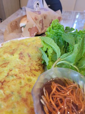 Banh Xeo and Banh Mi at Pho Hut & Grill in San Diego