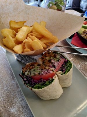 Gyros Wrap at Veggiezz - Opernring in Vienna