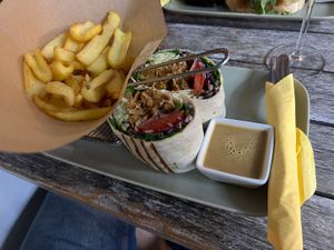 Gyros wrap  at Veggiezz - Opernring in Vienna