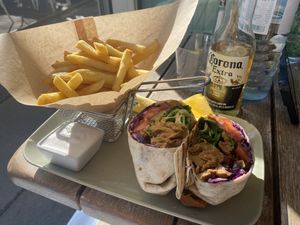 Seitan gyros   at Veggiezz - Opernring in Vienna