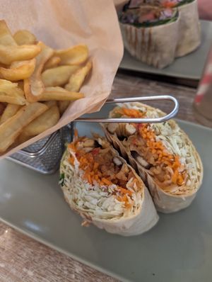 Kimchi wrap at Veggiezz - Opernring in Vienna