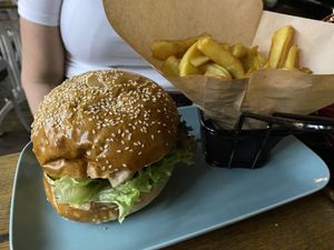 Spicy burger   at Veggiezz - Opernring in Vienna