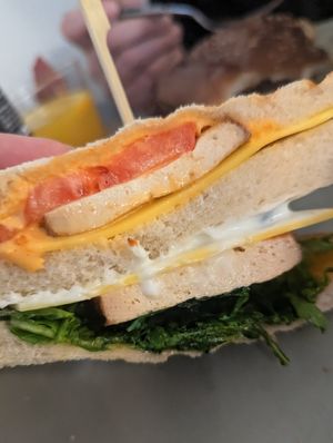 Club sandwich at Veggiezz - Opernring in Vienna