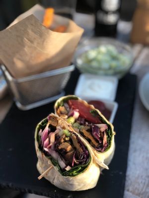 Gyros wrap  at Veggiezz - Opernring in Vienna