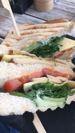 Club sandwich  at Veggiezz - Opernring in Vienna