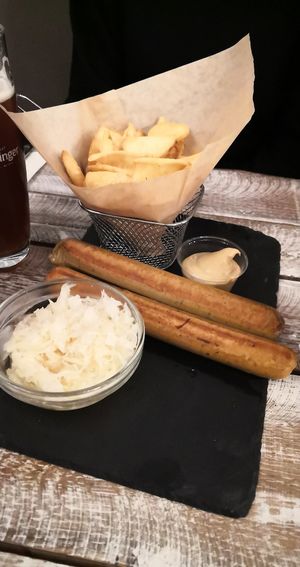 Bratwurst at Veggiezz - Opernring in Vienna