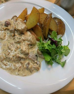 Mushroom ragù at Waipawa - Letna in Prague