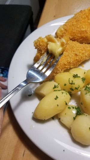 Full of fried cheese at Waipawa - Letna in Prague