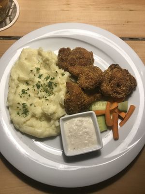Cauliflower - huge portion and very good at Waipawa - Letna in Prague