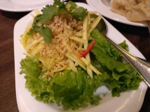 Green mango salad at Restoran Malaysia in Richmond Hill