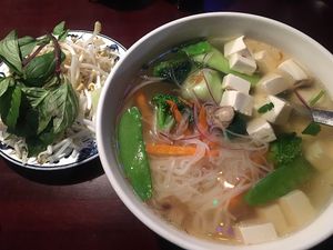 Vegan Pho at Vietnam's Central in Scarsdale