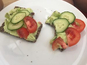 Breakfast today  at MyRaw Food  in Brno