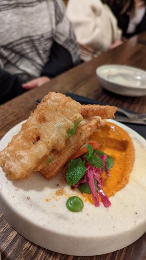 Vegan Calamari at Monsoon Thai Fusion in Battery Point