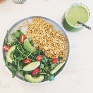 tofu omlette at Verde Cafe in Moscow