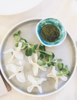 delicious ravioli  at Verde Cafe in Moscow