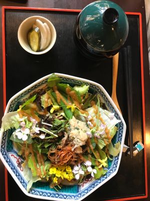 Salad at Cafe 85 in Kyoto