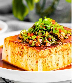 Silken tofu at Graze in Bowness-on-windermere