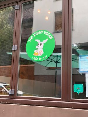 Front  at The Judgy Vegan in Brussels