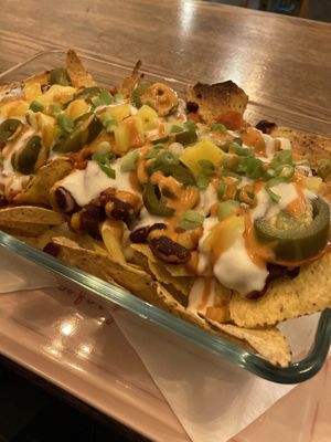 Nachos at The Judgy Vegan in Brussels