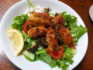 Grand salade at The Judgy Vegan in Brussels