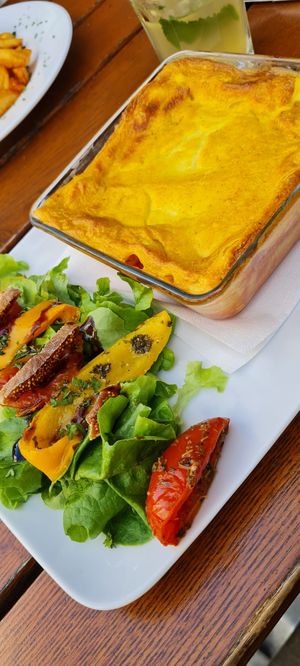 Lasagne at The Judgy Vegan in Brussels