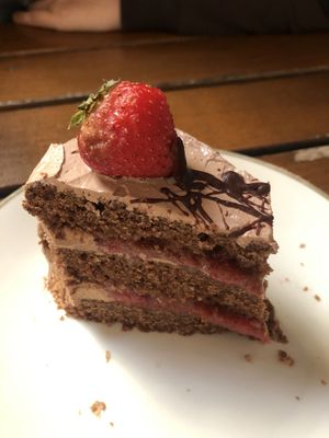 Old cake  at The Judgy Vegan in Brussels