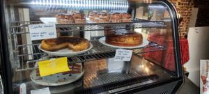 Cakes at The Judgy Vegan in Brussels