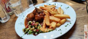 Boulettes Liégoises at The Judgy Vegan in Brussels