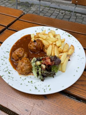 Boulets  at The Judgy Vegan in Brussels