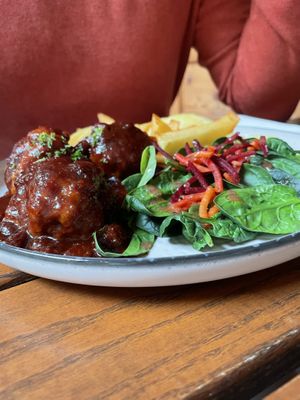 Special dish  at The Judgy Vegan in Brussels