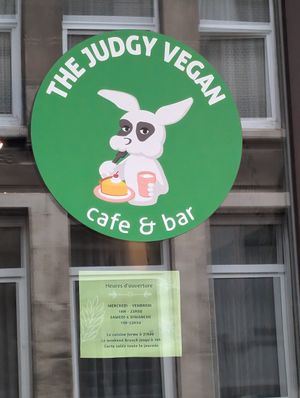 Love the name! at The Judgy Vegan in Brussels