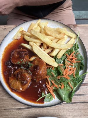 Boules à liègeois  at The Judgy Vegan in Brussels