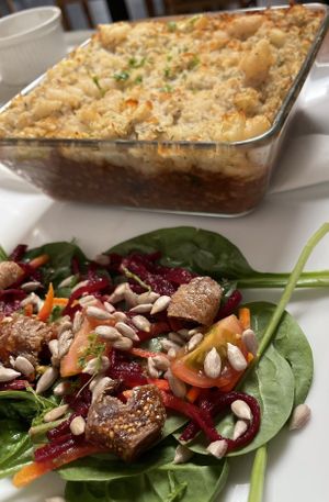 Hachis Parmentier   at The Judgy Vegan in Brussels