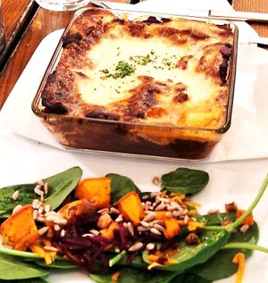 Lasagne Maison at The Judgy Vegan in Brussels