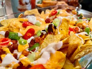 Vegan Nacho's at The Judgy Vegan in Brussels