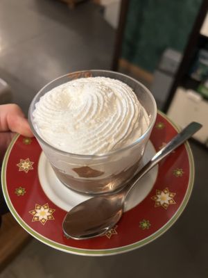 Mousse chocolat 5,50€
  at The Judgy Vegan in Brussels