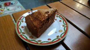 Chocolate & peanut butter cake at The Judgy Vegan in Brussels