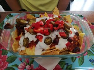 Nachos at The Judgy Vegan in Brussels