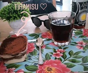 Tiramisu & soda at The Judgy Vegan in Brussels