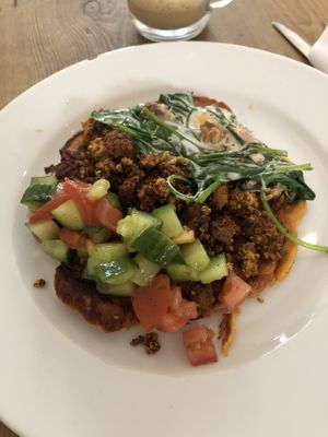 Omelette 😋 at The Judgy Vegan in Brussels