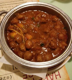 Channa Masala at Namaskar in Sendai