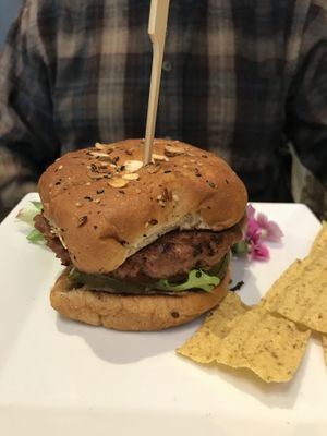 Veggie Burger at Kollective Coffee & Tea in Hot Springs