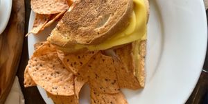 vegan grown up grilled cheese panini at Kollective Coffee & Tea in Hot Springs