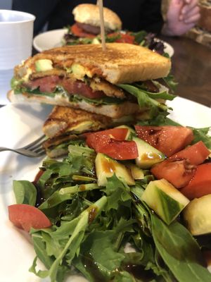 TALT with house salad   at Kollective Coffee & Tea in Hot Springs