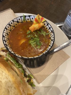 Minestrone soup  at Kollective Coffee & Tea in Hot Springs