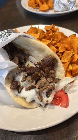 The best vegan gyros   at Kollective Coffee & Tea in Hot Springs