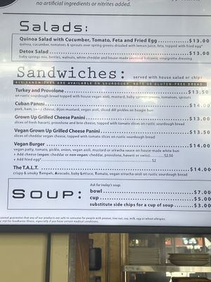 Delicious vegan options!  at Kollective Coffee & Tea in Hot Springs