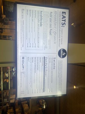 2024 updated food menu  at Kollective Coffee & Tea in Hot Springs