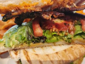 Vegan BLT at Kollective Coffee & Tea in Hot Springs