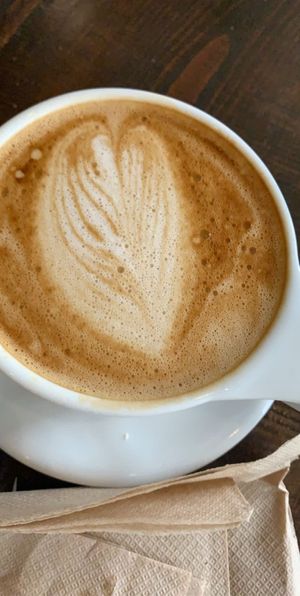 oat milk latte with carmel  at Kollective Coffee & Tea in Hot Springs